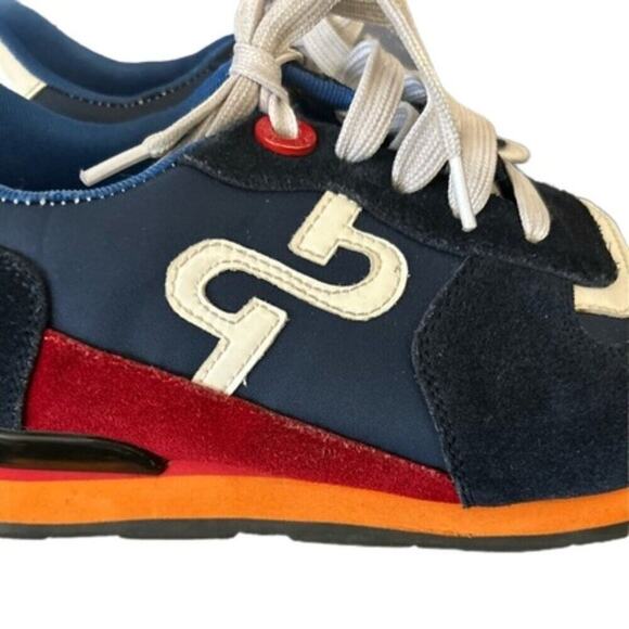 OPP France Lace-Up Suede Sneakers in Blue MENS size 7.5, WOMENS size 9.5 - Picture 7 of 10